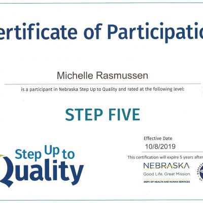 Step 5 Certificate